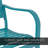 Eveliina Steel Carved-back Floral Bench-1318159064