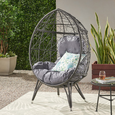 Dakota Fields Teardrop Patio Chair Dakota Fields Warminster Wicker