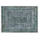 Machine Washable Indoor/Outdoor Xhevrie ACN1725 Teal Rug