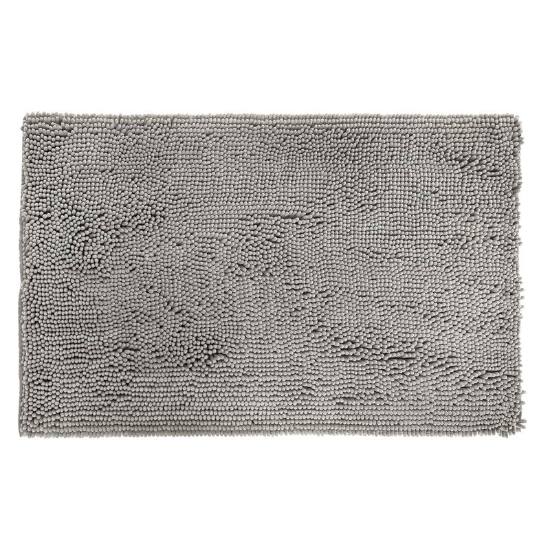 Non-Slip Bath Mat, Platinum