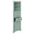 Tall Triangular Corner Cabinet With Triple Drawers And Customizable Shelves For Bathroom Kitchen-117531014