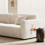 Canapé modulaire blanc en coton et lin-111933294