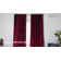 Rideau décoratif très long et très large en velours brillant de luxe