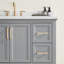 Ensemble de meuble-lavabo autoportant 48 po avec 2 poignées entièrement assemblé