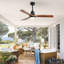 Ventilateur de plafond de 52 pouces avec moteur à courant continu écoénergétique réversible à 6 vitesses-2938802-2938803