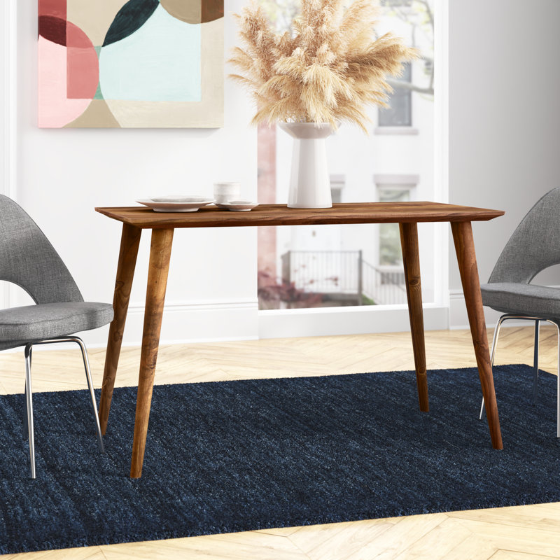 Uecker Solid Wood Dining Table, 76cm H x 120cm L x 60cm W