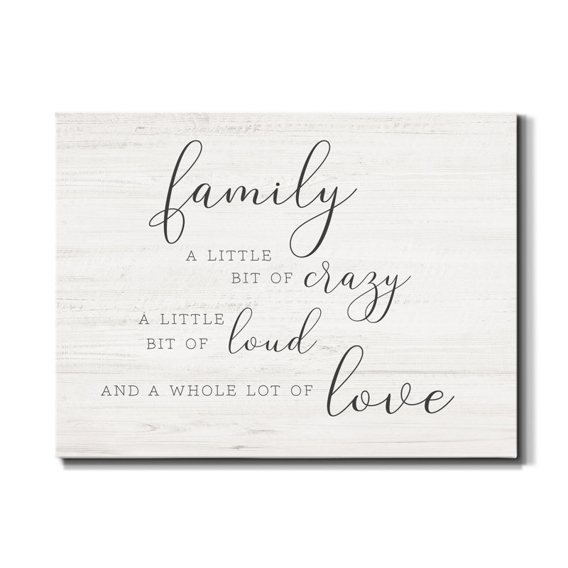 Little Bit of Family - Wrapped Canvas Print, 16" H x 20" W x 1" D