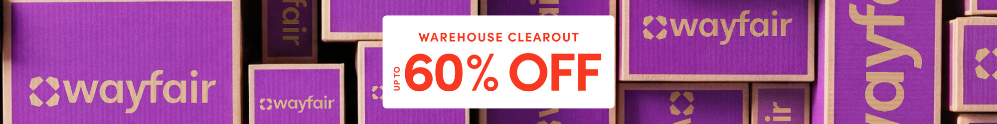 Warehouse Clearout, up to 60% off at Wayfair.