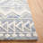 Kyndall Southwestern Handmade Tufted Wool Blue/Ivory Area Rug-1655703745