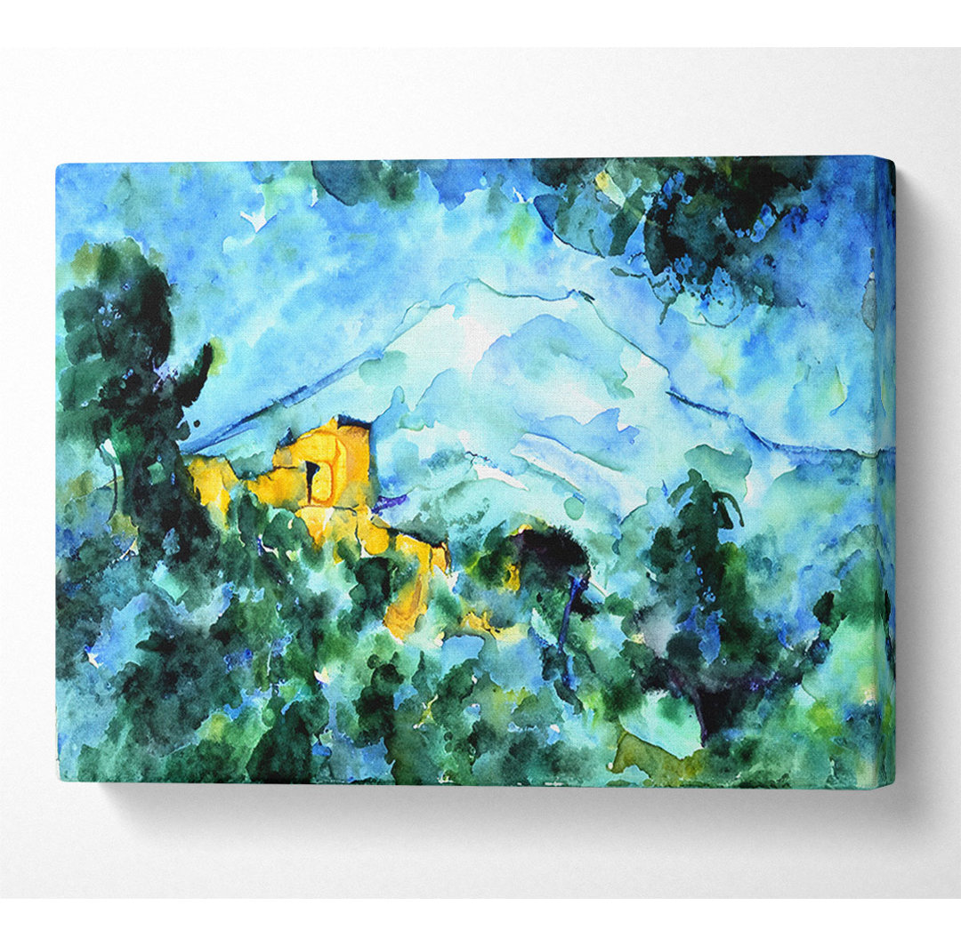 Cezanne Mont Sainte-Victoire und Chateau Noir - Druck