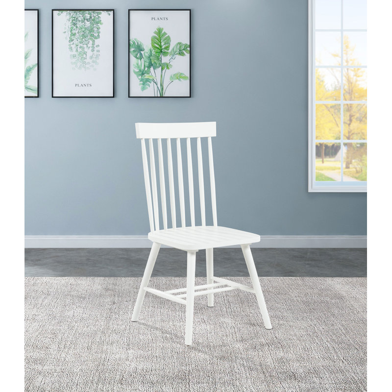 Chaise d'appoint Elissa (ensemble de 2), Blanc