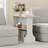 32" W End Table with Shelf for Living Room,Wood-Look Sofa Table,Acception Room Side Table,Coffee Desk with Magazine Rack.-1260004838