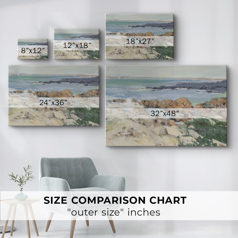 Providence Coastal Cliff I - galerie Cavas, 40 x 60