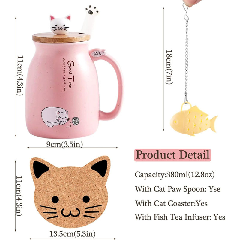 Tasse à thé avec infuseur Kawaii