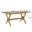 Table de salle à manger 63 "Double V (table seulement)-1938136930