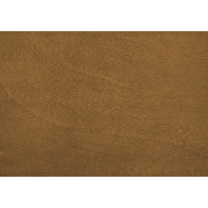 Table d'appoint de chambre à coucher avec tablette et tiroir, placage brun, 24,15 po H Bouton décoratif en métal bronze, hauteur