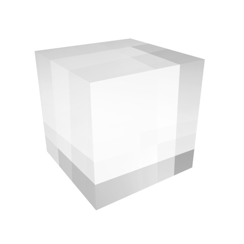 1 x 1 x 1" Acrylic Riser Paper Weight Clear Acrylic Cube Riser Solid Block