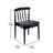 Lastasha Commercial Grade Solid Wood Dining Chairs with Slatted Backrests and Vinyl Seats-809231619-809231618