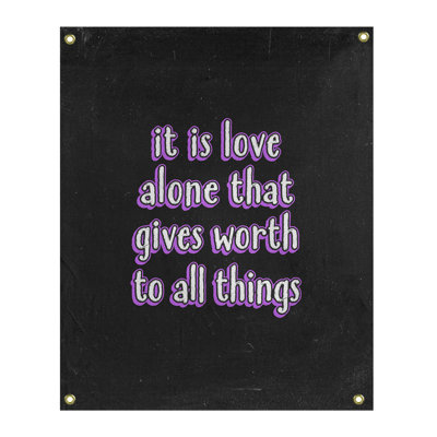 Tapisserie tableau noir de polyester love quot