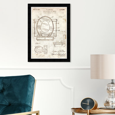 " Toilet Seat 1956 Parchment "