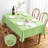 Textured Linen Tablecloth Rectangle 52X70 Waterproof Spill-Proof Wipeable Table Cloth Wrinkle Free Linen Outdoor Table Cover For Birthday Party Farmhouse Tablecloths Up To 54''X36'' Tables-2105300811