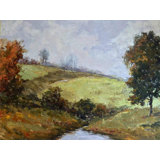 Babbling Brook - Artist Enhanced Canvas Print
