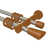 Stainless Steel/Cherrywood Lacquered