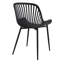 Chaise d'extérieur Adairsville noire-1062042418