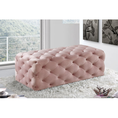 Graple Velvet Ottoman
