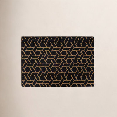 Neighburly Non-Slip Geometric Doormat