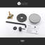 Garniture de douche Euro Collection seulement: pomme de douche ronde de 8 po, ensemble de poignées simples et soupape brute incluse - bronze huilé-92460973