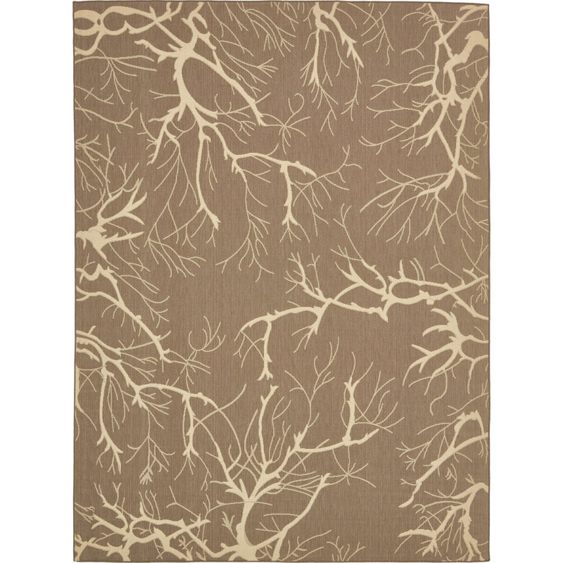 Healdton Abstract Indoor / Outdoor Rug, Rectangle 9' x 12'2"