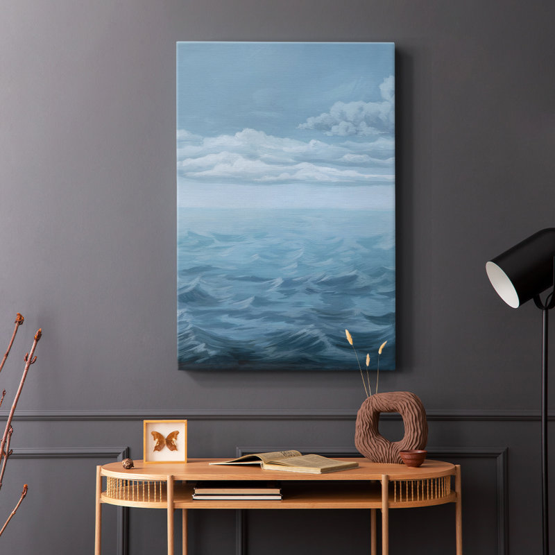 Roiling Sea II -Galery Enveloppé Cavas, H 27 po x l 18 po