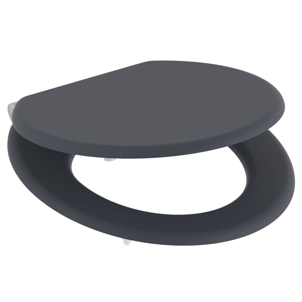 Schütte Toilet Seat with Soft-Close Spirit Athrazit Anthracite Matte
