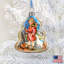 3'' Glass Holiday Shaped Ornament