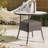Patio Brown Wicker Round Bar Table