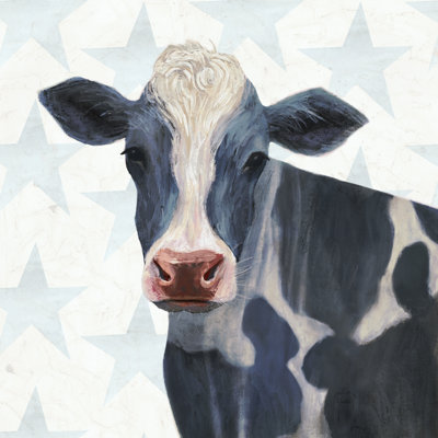 " Patriotic Farm I " by Victoria Borges Painting Print