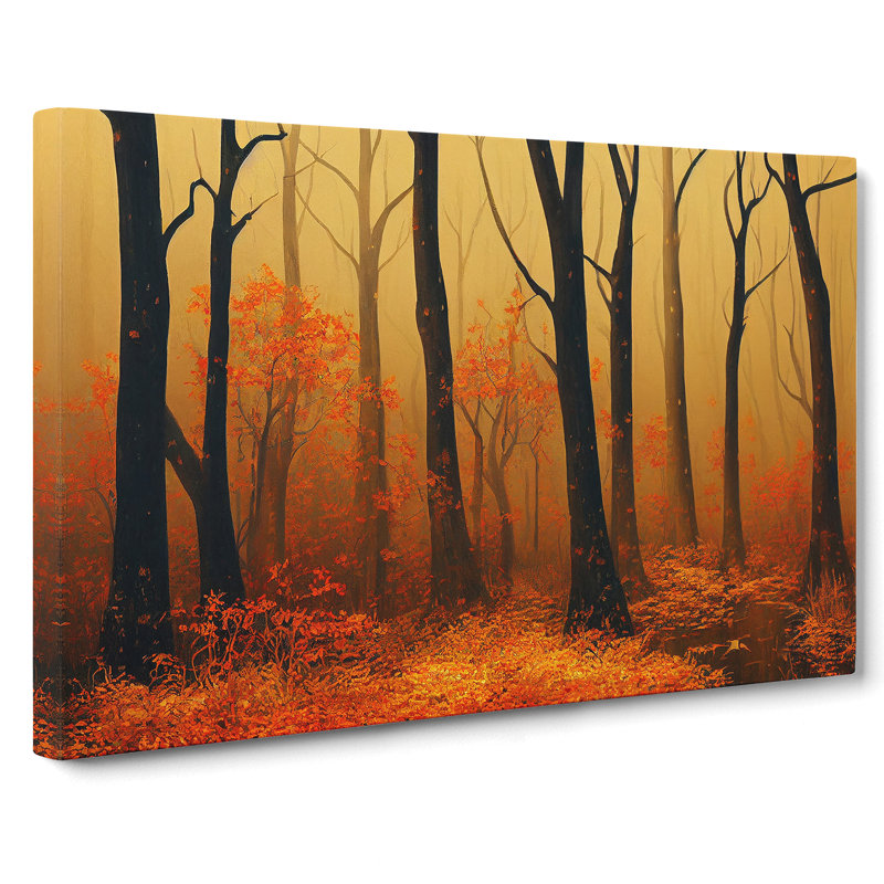 Insightful Autumn Forest - Wrapped Canvas, 40cm H x 60cm W x 3cm D