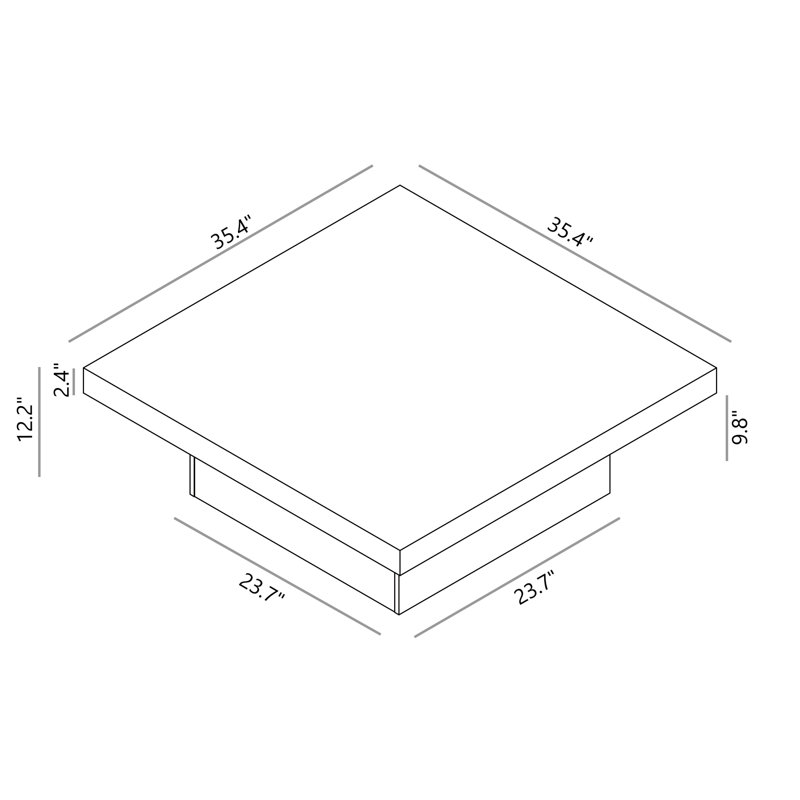 Caomhan Single Coffee Table