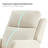 Adwit 26.5"W Modern Swivel Rocker Manual Recliner-99840955
