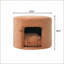 Repose-pieds orange pour animaux de compagnie avec coussin amovible pour salon