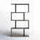 Chaneyra 5-Tier Corner Shelf Unit，80 x 143 cm  S-Shaped Small Bookcase