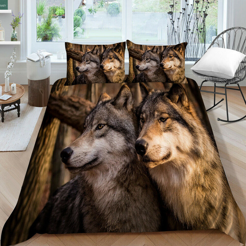 Emlee Abstract Duvet Cover with Pillowcases Included, 140 x 200cm Duvet Cover + 1 Housewife Pillowcase