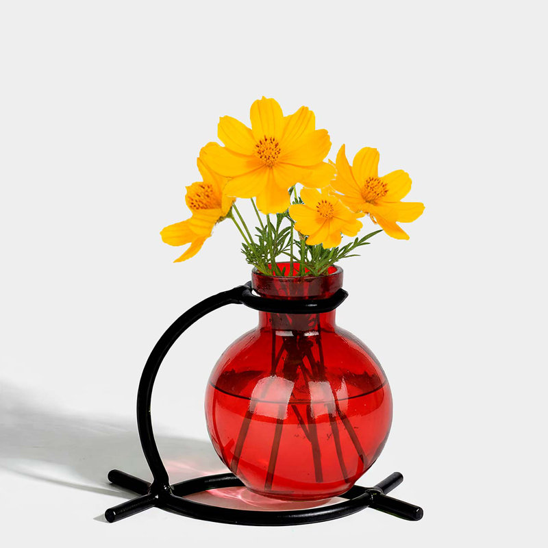 Berryville Bud Table Vase - Red, Red