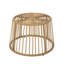 Style Outdoor Furniture - Table d'appoint brune avec motif de cage inspirée