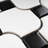 Supreme Tile Porcetile Dot 10.52 in. x 10.52 in. Geometric Matte Porcelain Mosaic Wall and Floor Tile-36931456