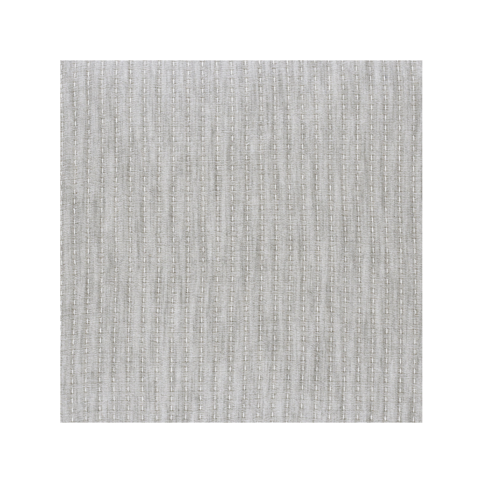Pick Stitch Matelasse Sham, Standard, Gray
