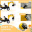 Voiture pour enfants avec klaxon Aosom Digger