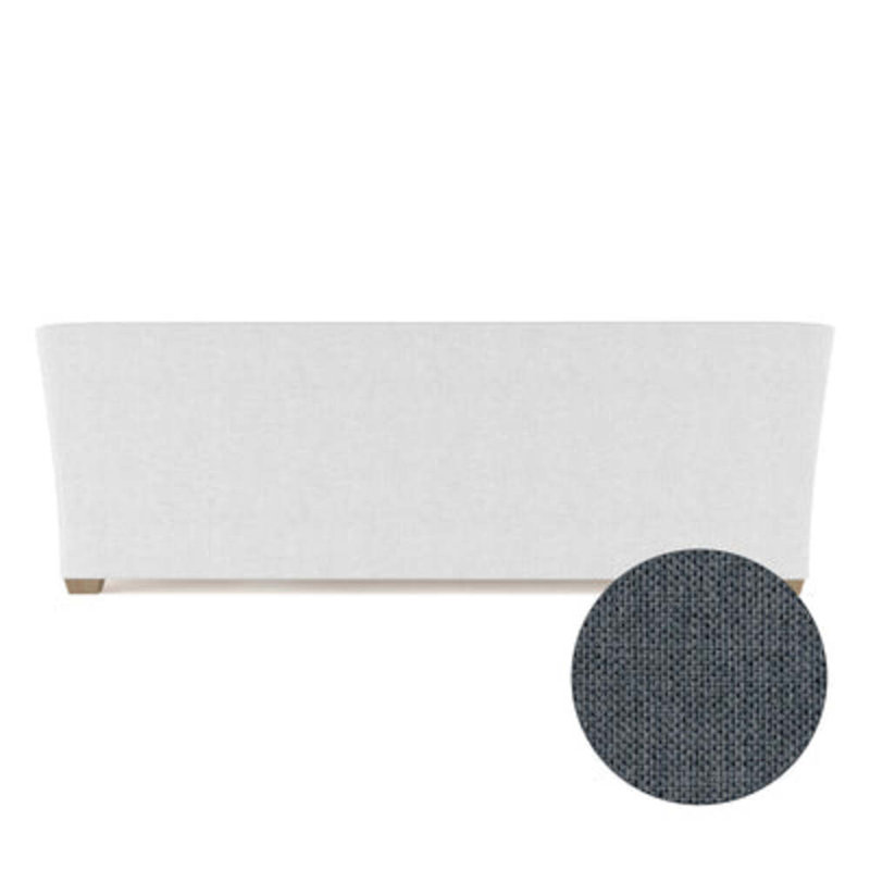 Canapé Rivington, H 31 po x l 108 po x P 37 po, Lin à tissage de galets Bluebell, Patiné