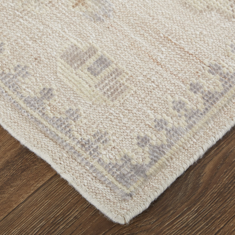 Wendover Hand Knotted Oriental Area Rug, Rectangle 3'6" x 5'6"